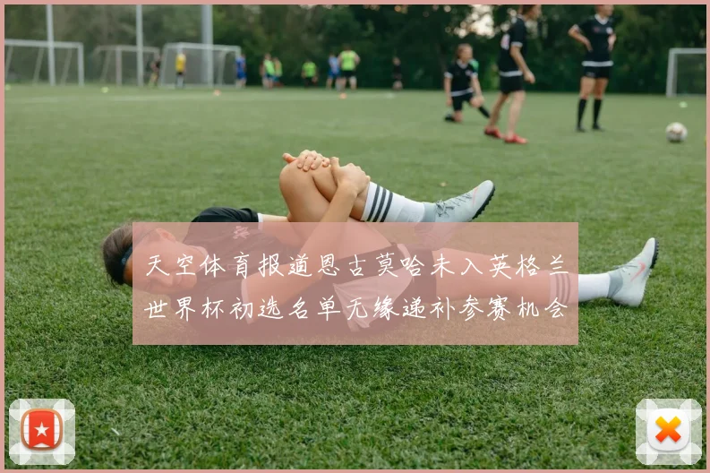天空体育报道恩古莫哈未入英格兰世界杯初选名单无缘递补参赛机会